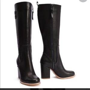 bill blass knee high boots